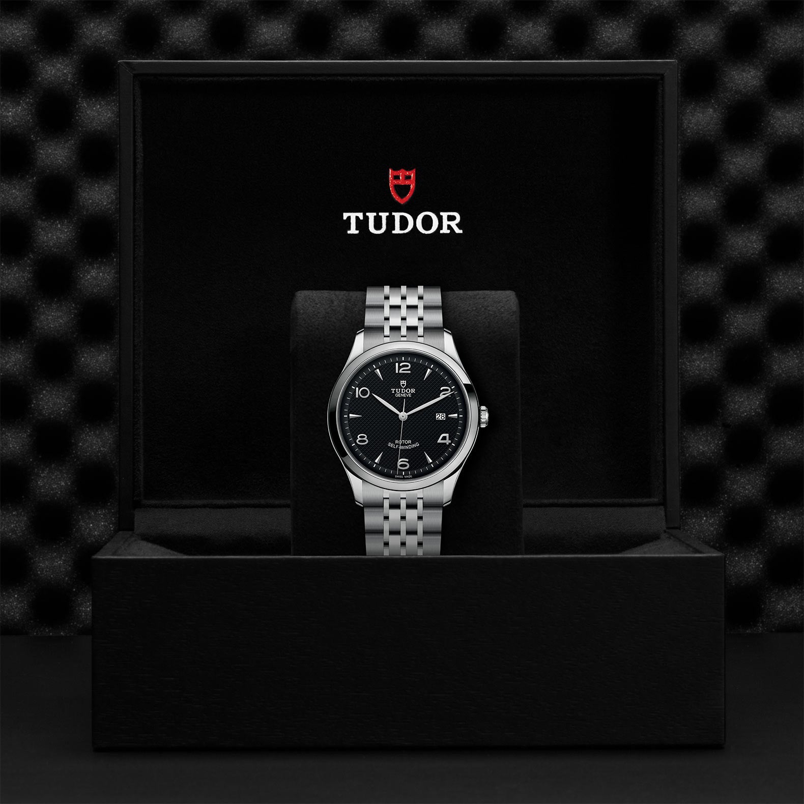 TUDOR Watch TUDOR 1926 41mm Case, Black Dial, Steel Bracelet (M91650-0002)