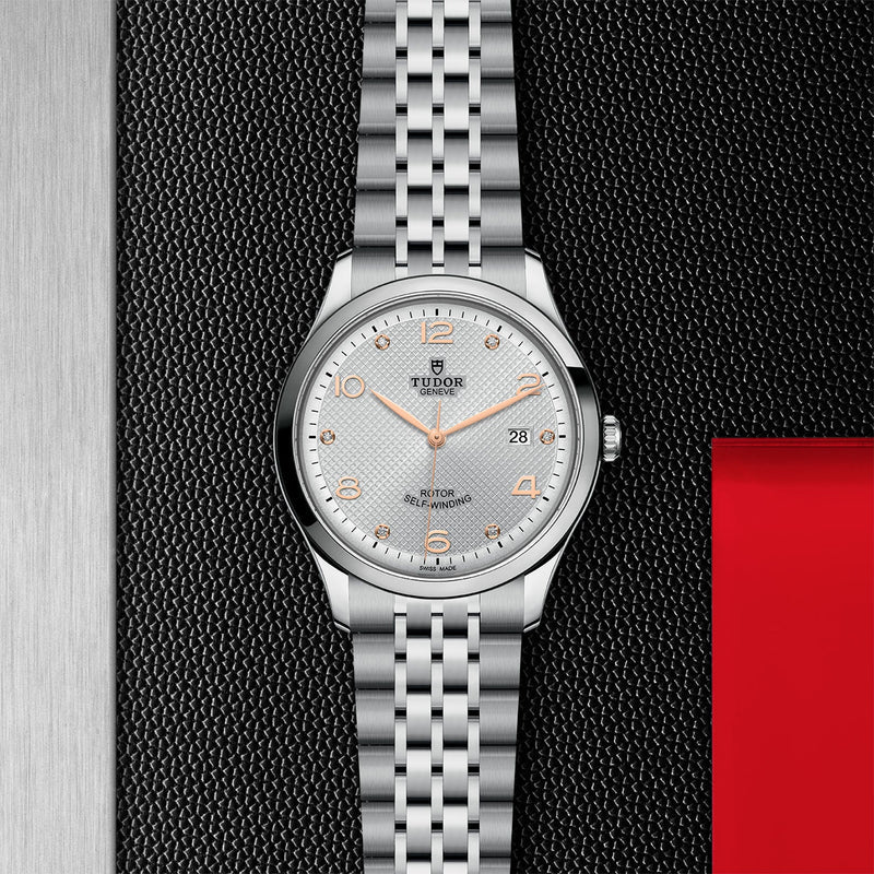 TUDOR Watch TUDOR 1926 41mm Silver Diamond Dial, Stainless Steel Bracelet (M91650-0003)