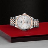 TUDOR Watch TUDOR 1926 41mm Silver Embossed Dial, Two Tone Bracelet (M91651-0001)