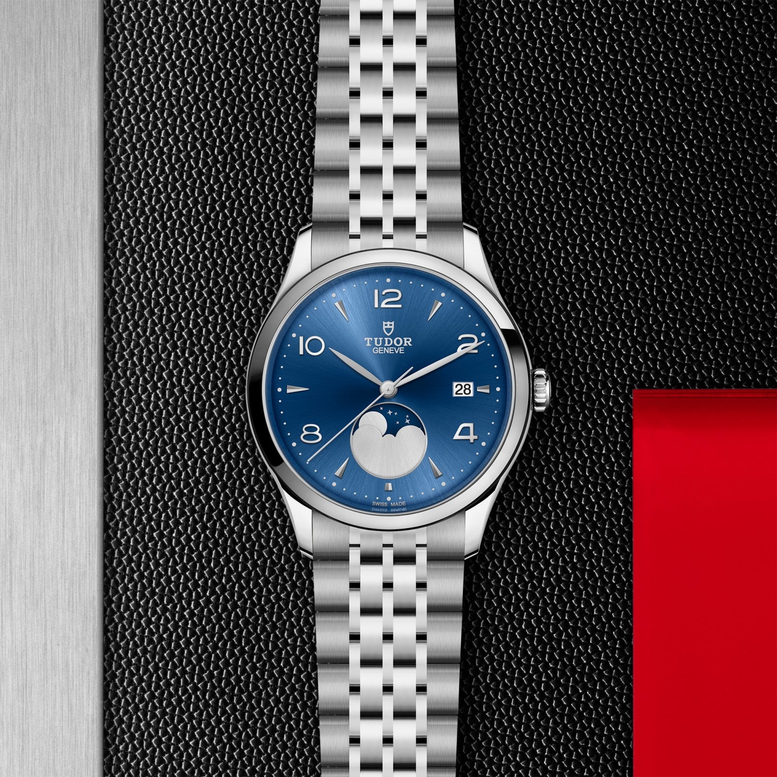 TUDOR 1926 Luna 39mm Blue Dial, Stainless Steel Bracelet (M91560