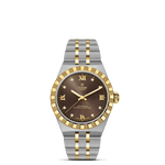 TUDOR Watch TUDOR 30mm TUDOR Royal Brown Diamond Dial, Gold and Steel Bracelet (M2830A1A3-0001)
