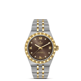TUDOR Watch TUDOR 30mm TUDOR Royal Brown Diamond Dial, Gold and Steel Bracelet (M2830A1A3-0001)