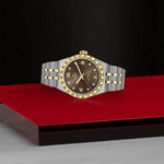 TUDOR Watch TUDOR 30mm TUDOR Royal Brown Diamond Dial, Gold and Steel Bracelet (M2830A1A3-0001)