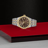 TUDOR Watch TUDOR 30mm TUDOR Royal Brown Diamond Dial, Gold and Steel Bracelet (M2830A1A3-0001)