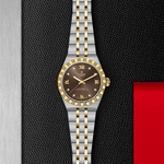 TUDOR Watch TUDOR 30mm TUDOR Royal Brown Diamond Dial, Gold and Steel Bracelet (M2830A1A3-0001)