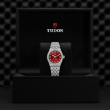 TUDOR Watch TUDOR 30mm TUDOR Royal Burgundy Diamond Dial, Stainless Steel Bracelet (M2830A1S0-0002)