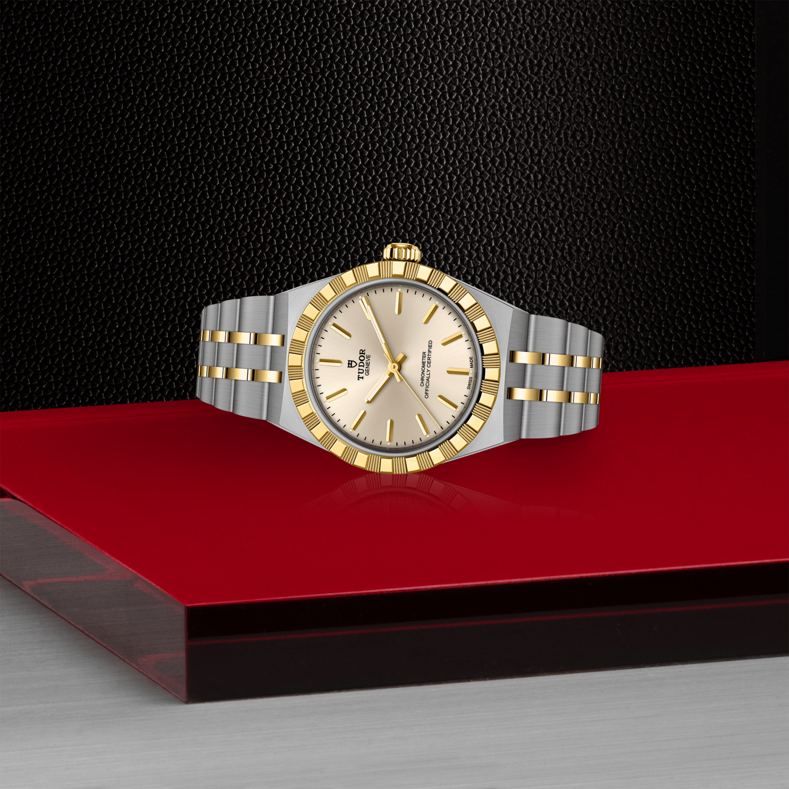TUDOR Watch TUDOR 30mm TUDOR Royal Gold Dial, Gold and Steel Bracelet (M2830A1A3-0003)