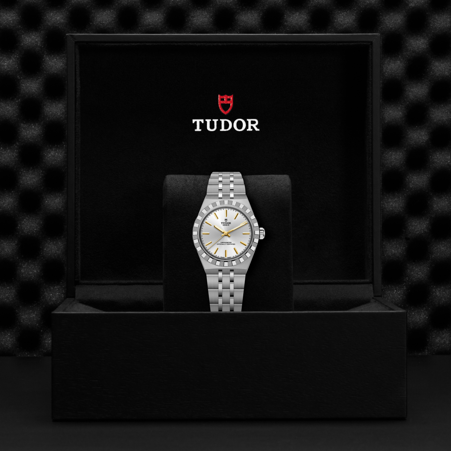 TUDOR Watch TUDOR 30mm TUDOR Royal Silver Dial, Stainless Steel Bracelet (M2830A1A0-0002)