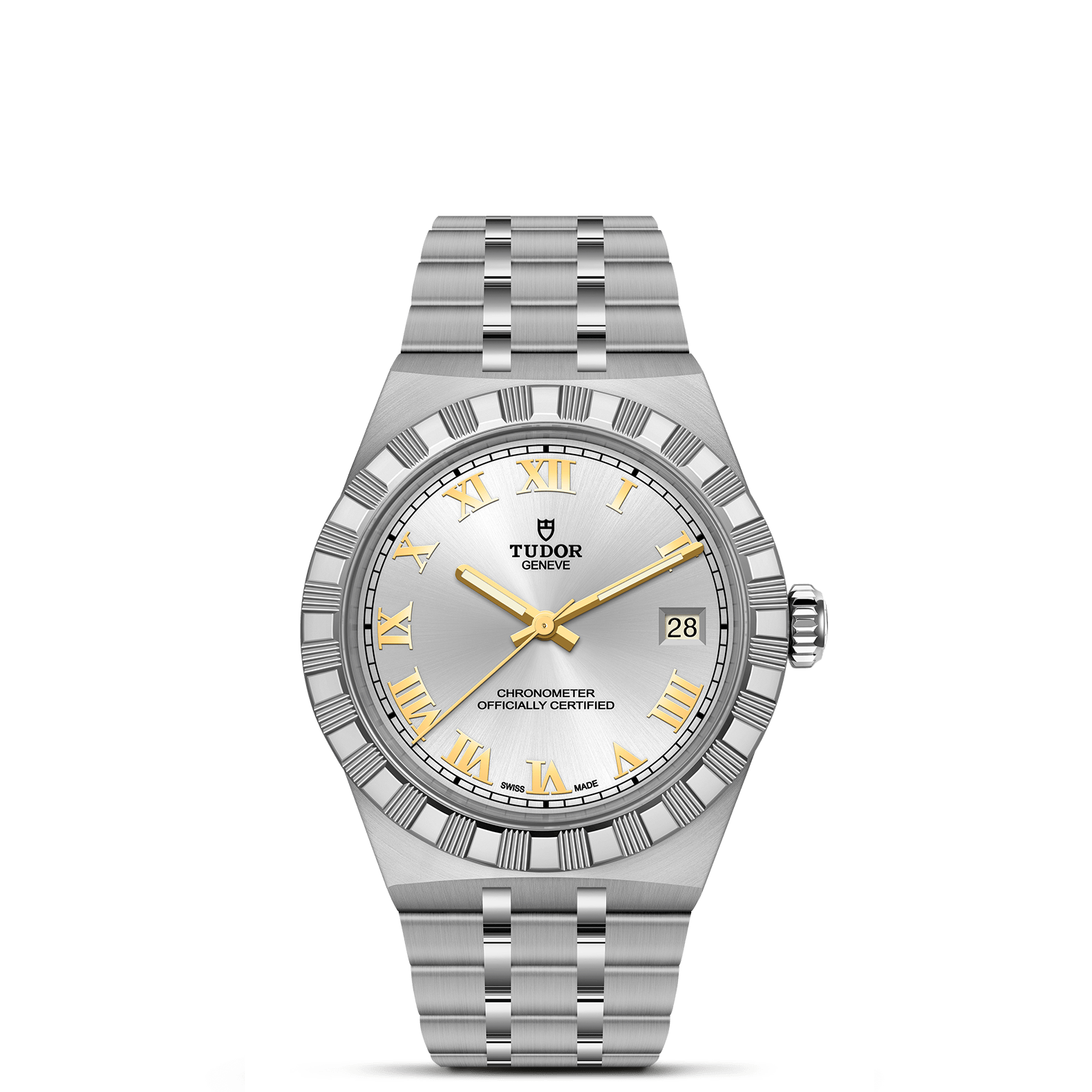 TUDOR Watch TUDOR 36mm Silver Dial, Stainless Steel Bracelet (M2836C1A0-0104)