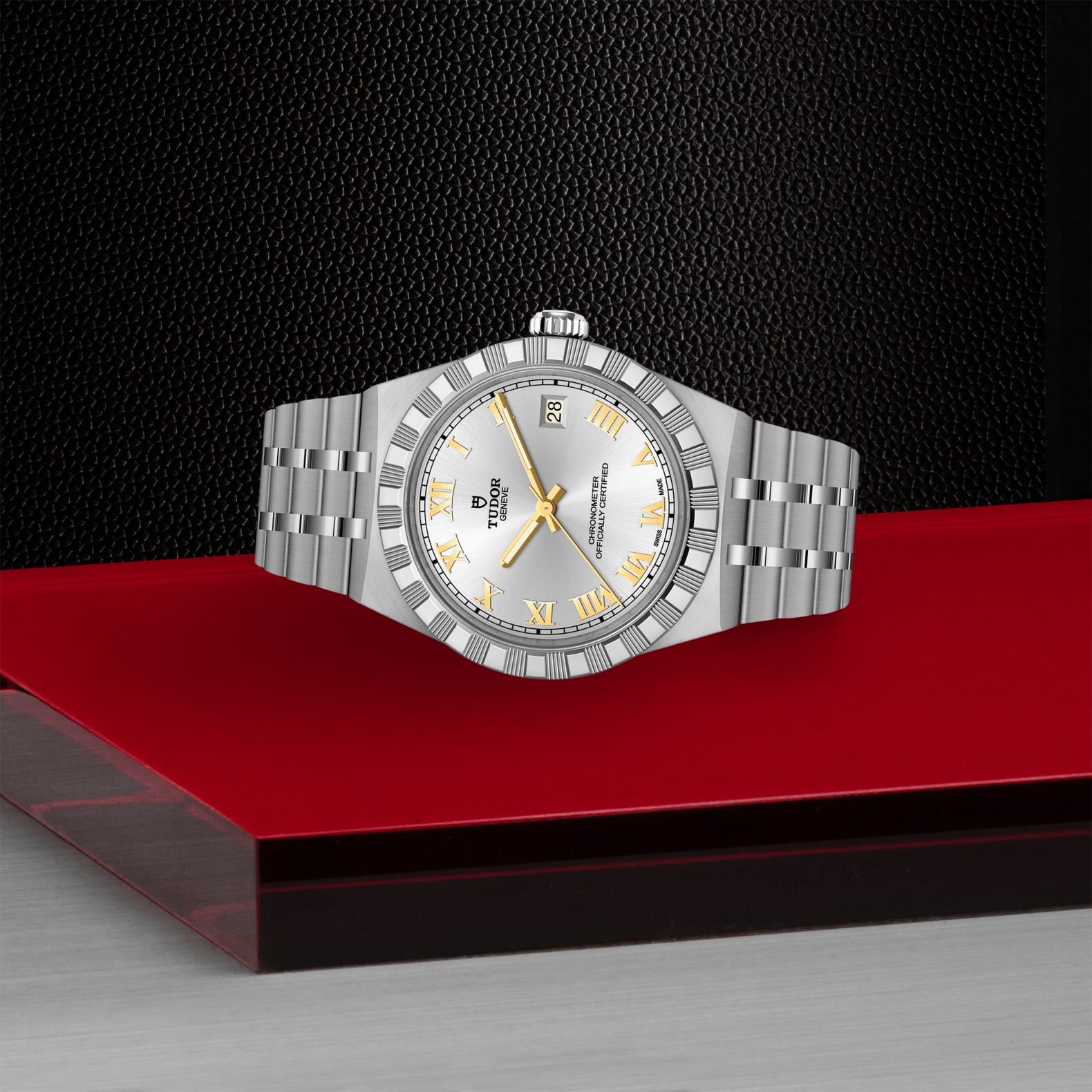 TUDOR Watch TUDOR 36mm Silver Dial, Stainless Steel Bracelet (M2836C1A0-0104)