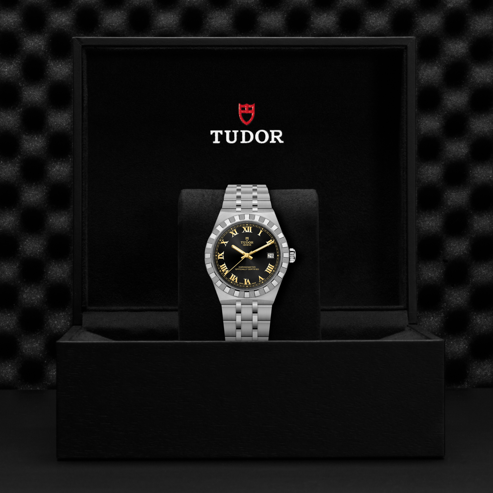 TUDOR Watch TUDOR 36mm TUDOR Royal Black Dial, Stainless Steel Bracelet (M2836C1A0-0101)