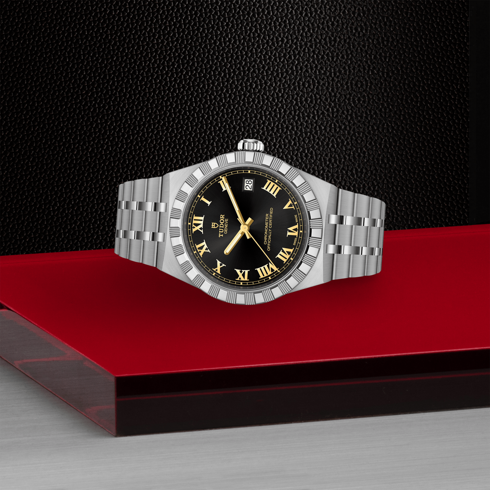 TUDOR Watch TUDOR 36mm TUDOR Royal Black Dial, Stainless Steel Bracelet (M2836C1A0-0101)