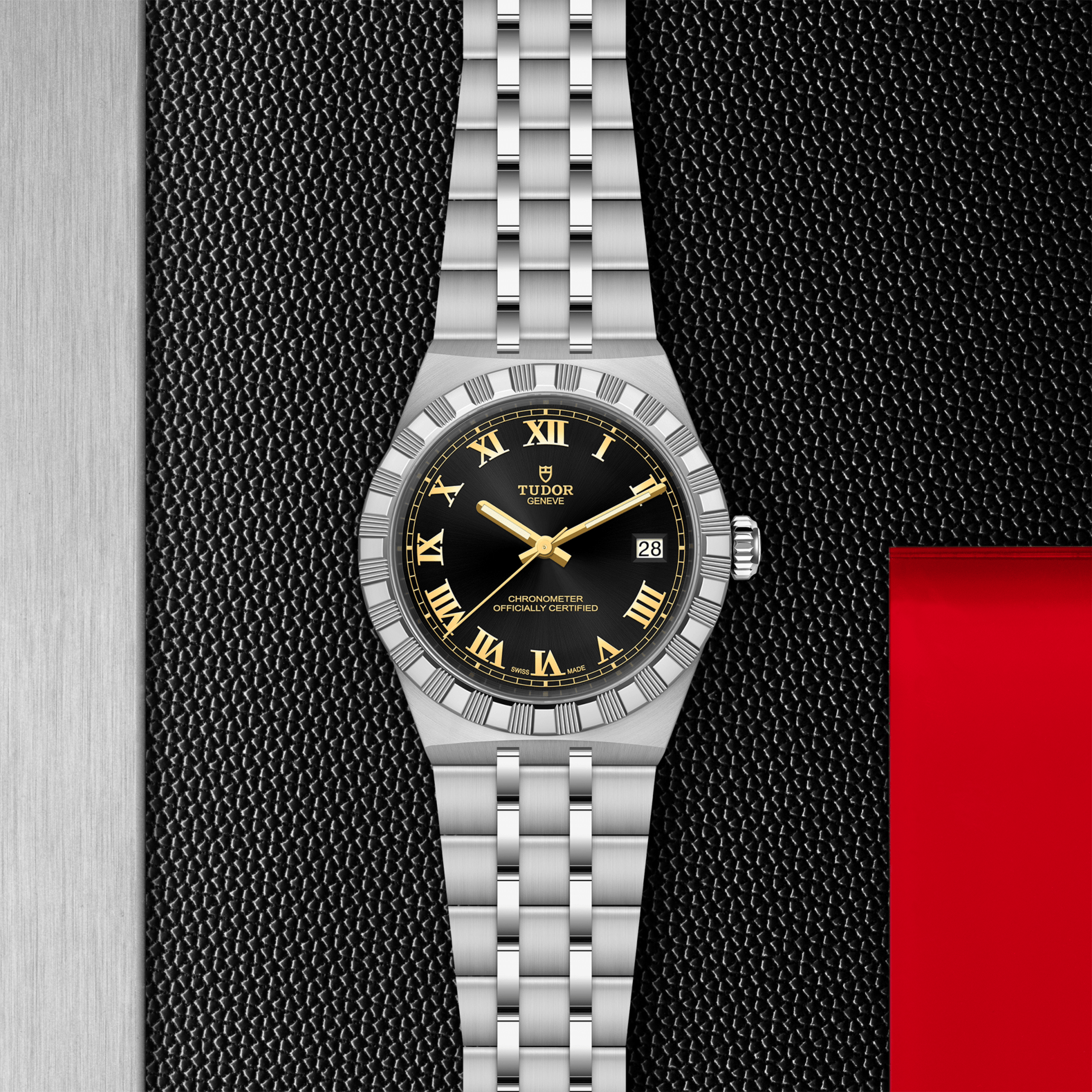 TUDOR Watch TUDOR 36mm TUDOR Royal Black Dial, Stainless Steel Bracelet (M2836C1A0-0101)