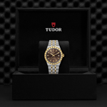 TUDOR Watch TUDOR 36mm TUDOR Royal Brown Dial, Gold and Stainless Steel Bracelet (M2836C1A3-0001)