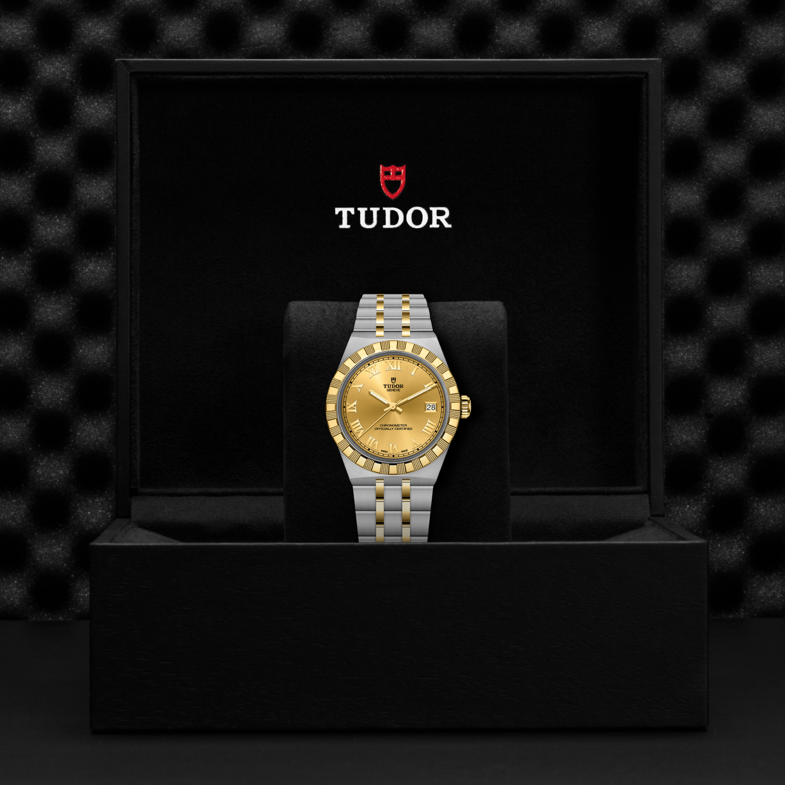 TUDOR Watch TUDOR 36mm TUDOR Royal Gold Dial, Gold and Steel Bracelet (M2836C1A3-0002)