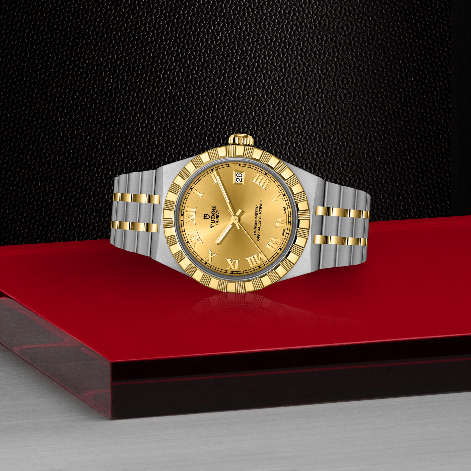TUDOR Watch TUDOR 36mm TUDOR Royal Gold Dial, Gold and Steel Bracelet (M2836C1A3-0002)