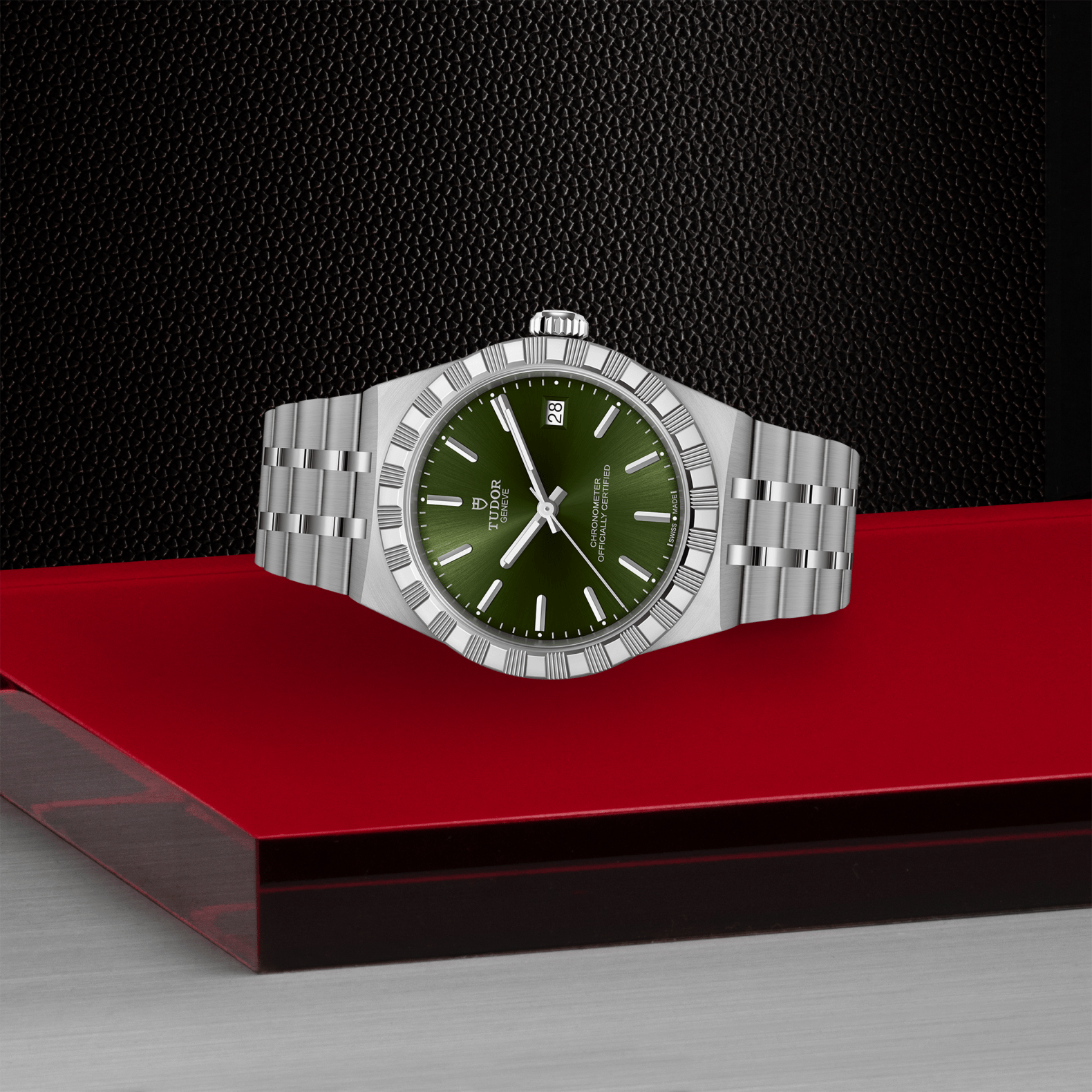 TUDOR Watch TUDOR 36mm TUDOR Royal Green Dial, Stainless Steel Bracelet (M2836C1A0-0103)