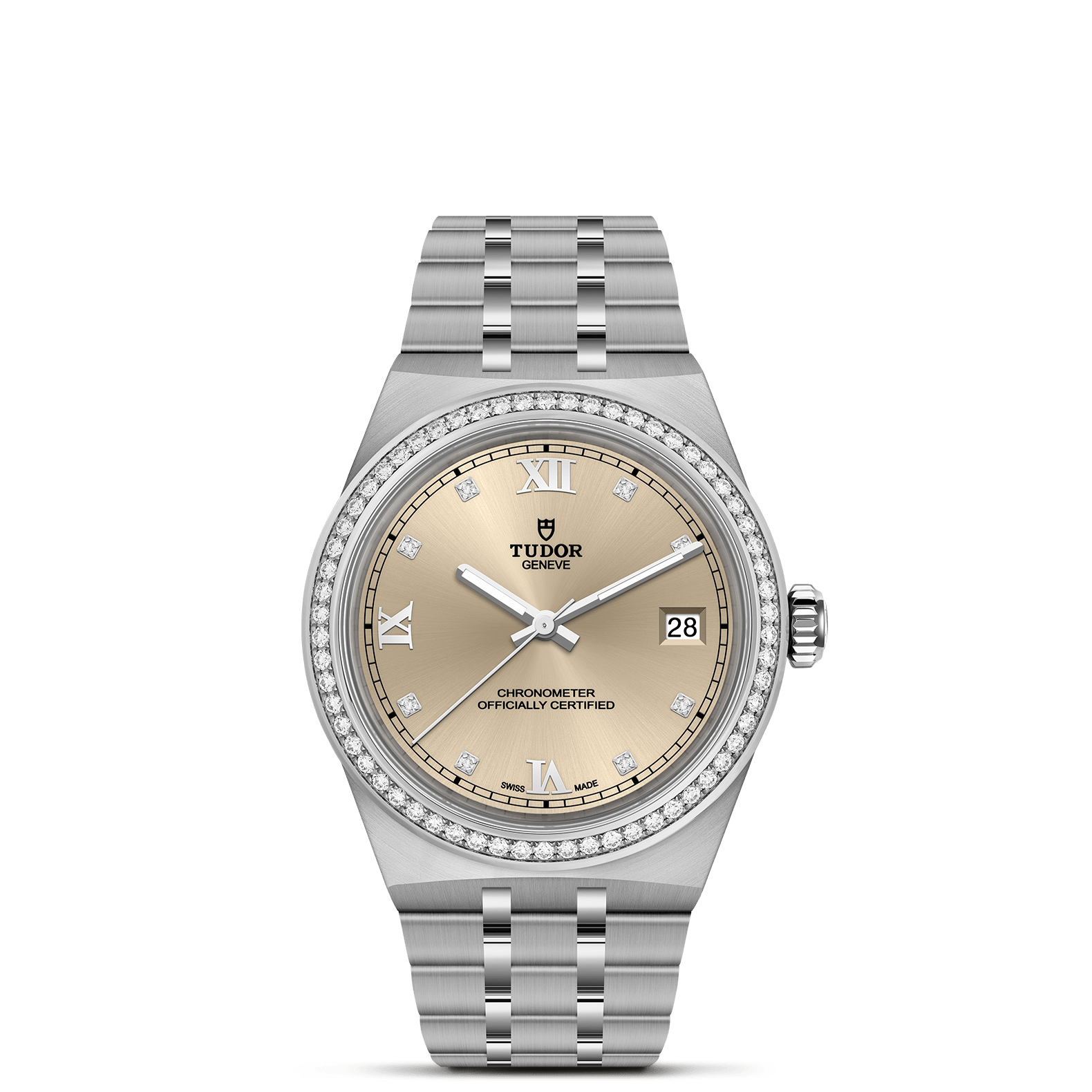 TUDOR Watch TUDOR 36mm TUDOR Royal Ivory Dial, Stainless Steel Bracelet (M2836C1S0-0001)