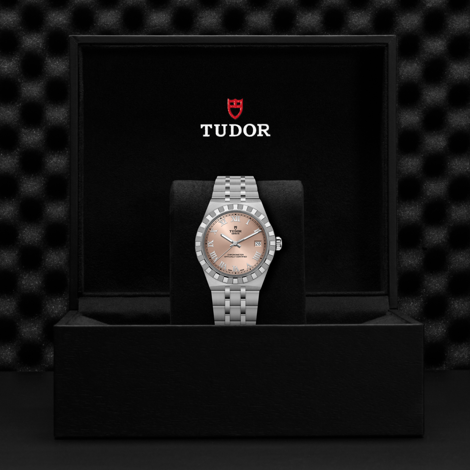 TUDOR Watch TUDOR 36mm TUDOR Royal Salmon Dial, Stainless Steel Bracelet (M2836C1A0-0105)