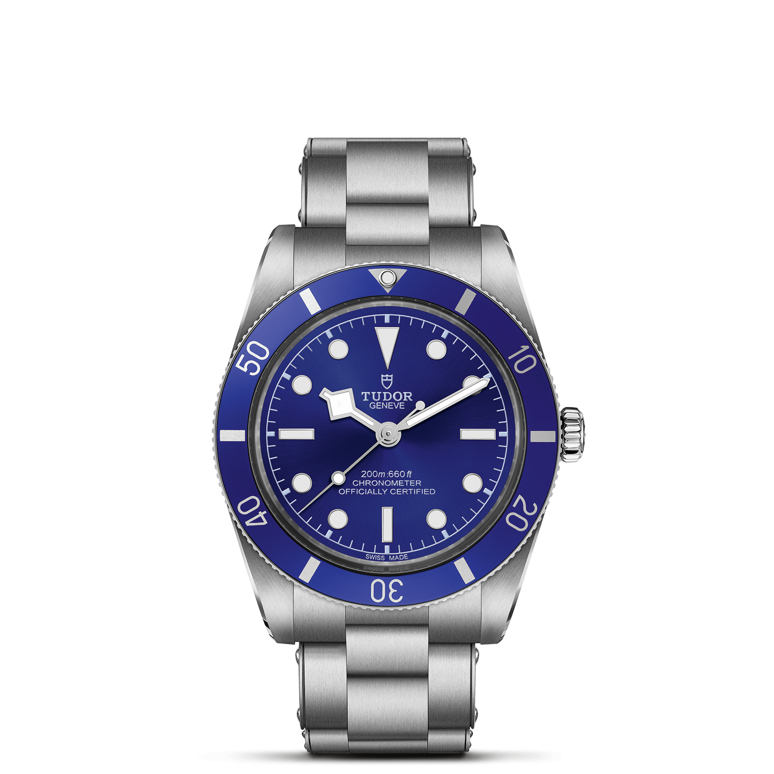 TUDOR Watch TUDOR 37mm Black Bay 54 Blue Dial, Stainless Steel Bracelet (M79000B-0001)
