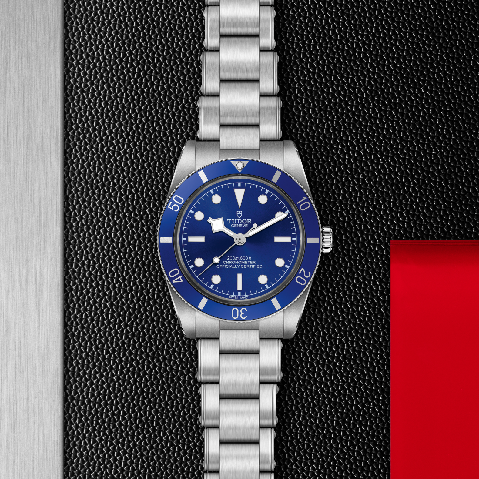 TUDOR Watch TUDOR 37mm Black Bay 54 Blue Dial, Stainless Steel Bracelet (M79000B-0001)