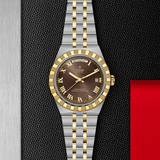TUDOR Watch TUDOR 40mm TUDOR Royal Brown Dial, Gold and Steel Bracelet (M2840D1A3-0001)