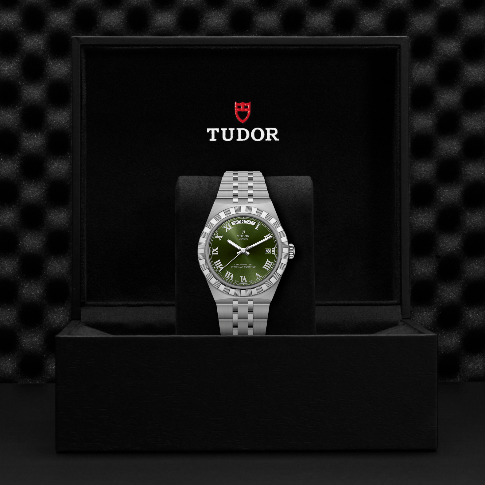 TUDOR Watch TUDOR 40mm TUDOR Royal Green Dial, Stainless Steel Bracelet (M2840D1A0-0003)
