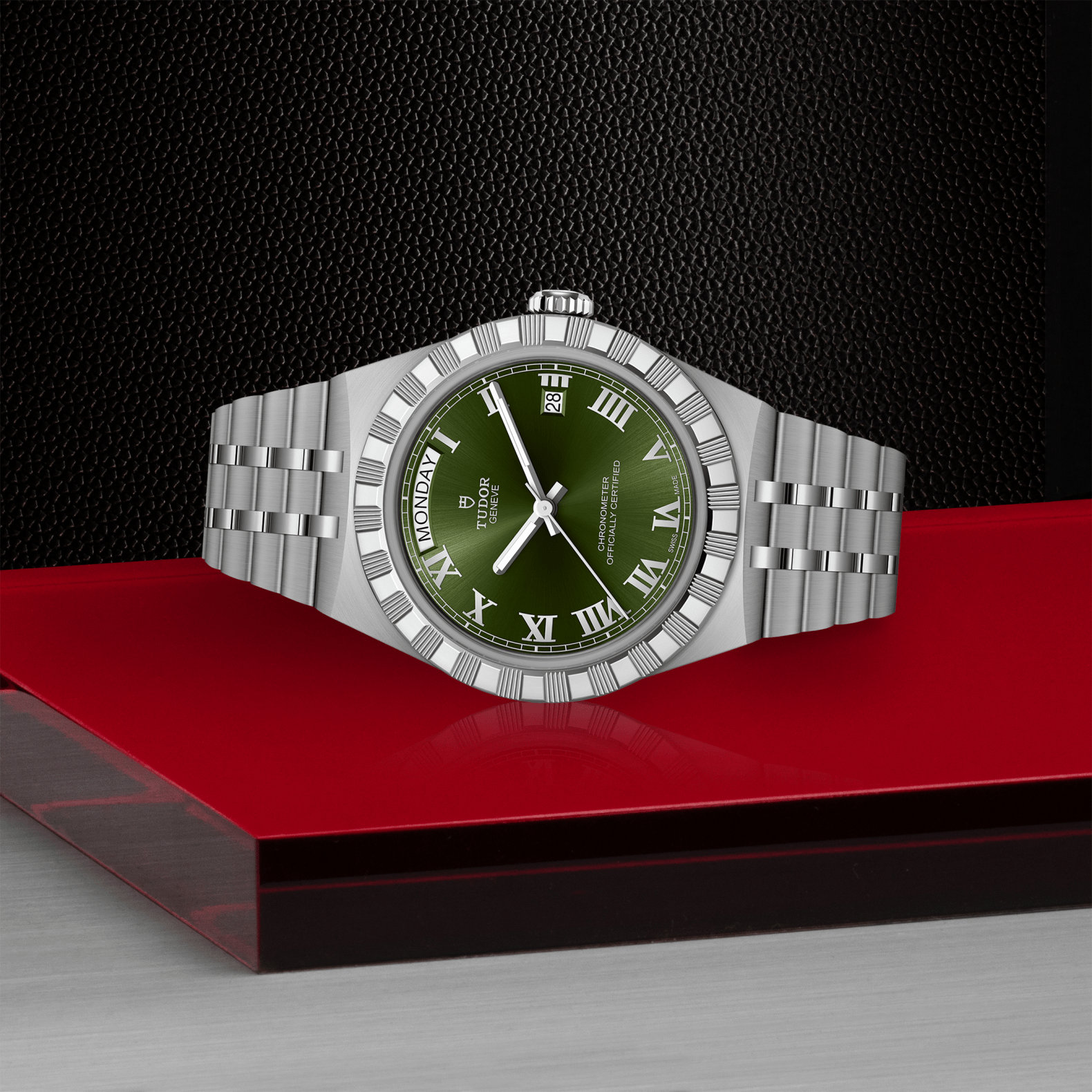 TUDOR Watch TUDOR 40mm TUDOR Royal Green Dial, Stainless Steel Bracelet (M2840D1A0-0003)