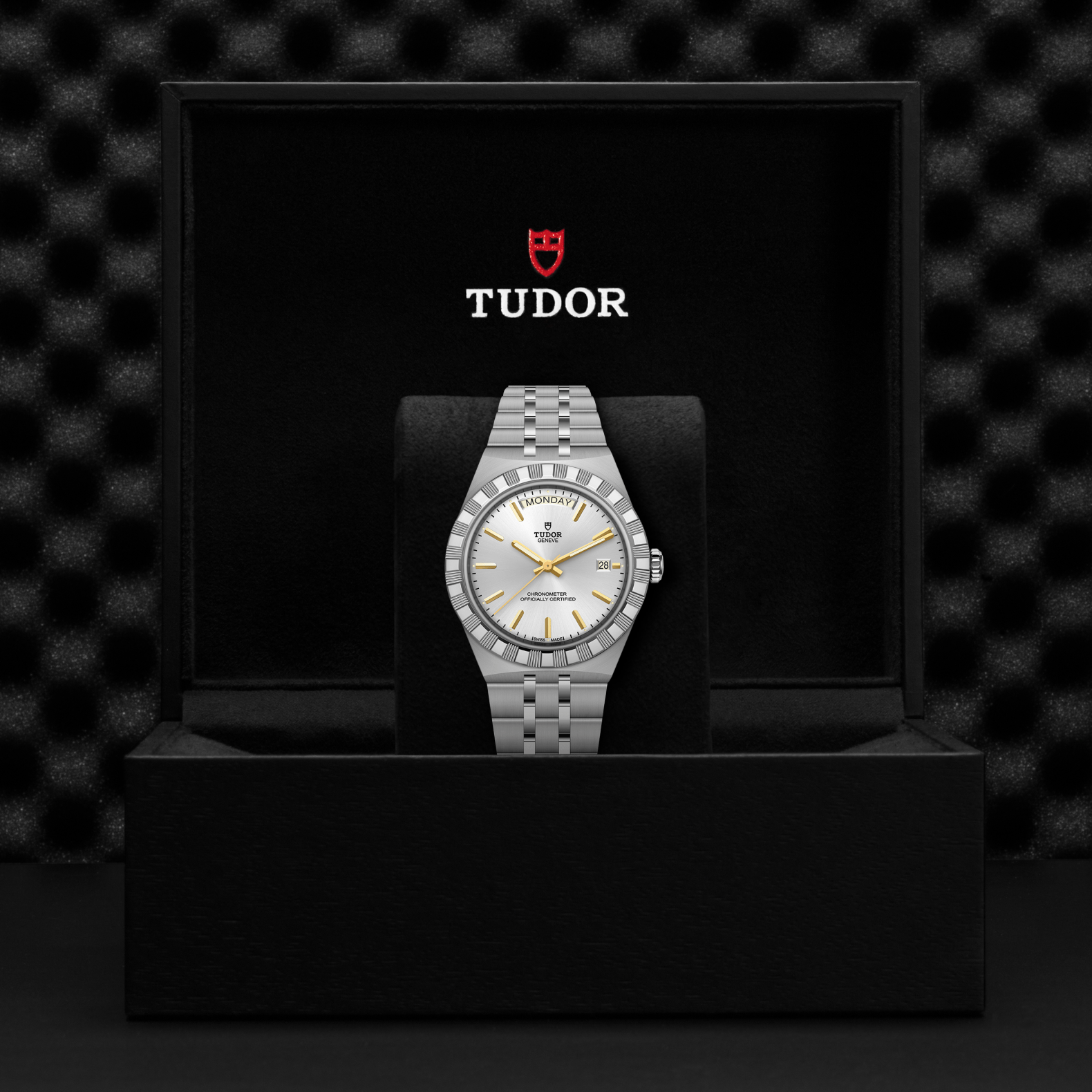 TUDOR Watch TUDOR 40mm TUDOR Royal Silver Dial, Stainless Steel Bracelet (M2840D1A0-0004)