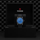 TUDOR Watch TUDOR 41mm Black Bay Ceramic, Blue Dial, Hybrid Leather Rubber Strap (M79210CNU-0007)