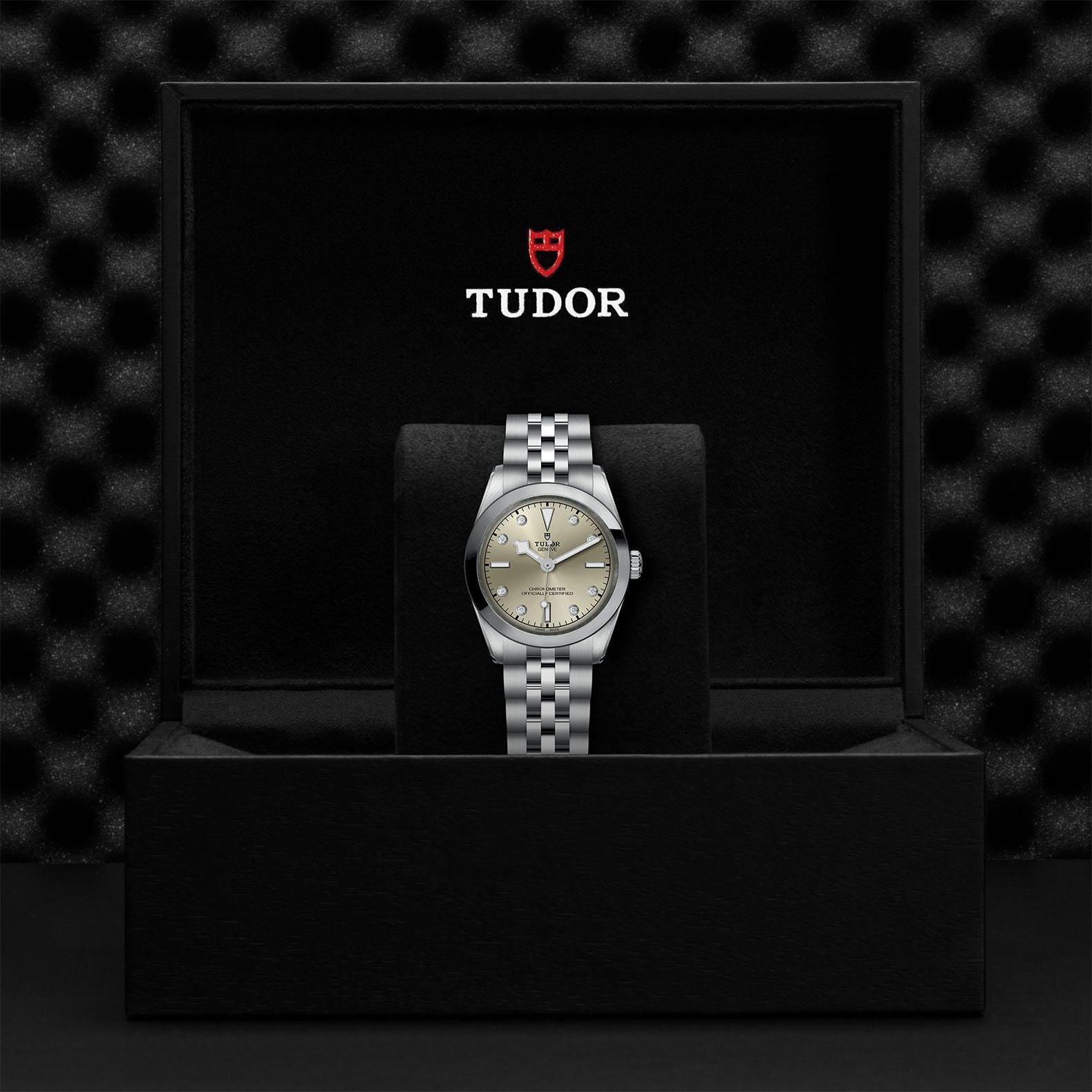 TUDOR Watch TUDOR Black Bay 31mm Case, Light Champagne Dial, Steel Strap (M79600-0003)