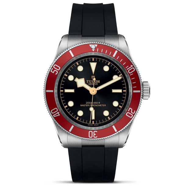 TUDOR Watch TUDOR Black Bay 41mm Black Dial, Black Rubber Strap (M7941A1A0RU-0002)