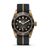 TUDOR Watch TUDOR Black Bay 43mm Bronze Case, Fabric Strap (M79250BA-0002)