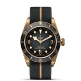 TUDOR Watch TUDOR Black Bay 43mm Bronze Case, Fabric Strap (M79250BA-0002)