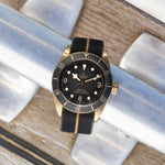 TUDOR Watch TUDOR Black Bay 43mm Bronze Case, Fabric Strap (M79250BA-0002)