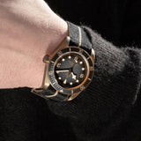 TUDOR Watch TUDOR Black Bay 43mm Bronze Case, Fabric Strap (M79250BA-0002)