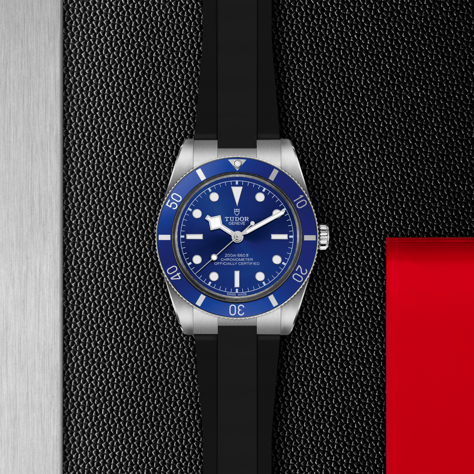 TUDOR Watch TUDOR Black Bay 54 37mm Blue Dial, Rubber Bracelet (M79000B-0002)
