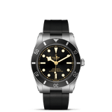 TUDOR Watch TUDOR Black Bay 54 37mm Case, Black Dial, Black Rubber Bracelet (M79000N-0002)