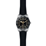 TUDOR Watch TUDOR Black Bay 54 37mm Case, Black Dial, Black Rubber Bracelet (M79000N-0002)