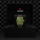 TUDOR Watch TUDOR Black Bay 58 18K 39mm Yellow Gold Case, Green Dial, Brown Alligator Strap (M79018V-0001)