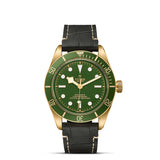 TUDOR Watch TUDOR Black Bay 58 18K 39mm Yellow Gold Case, Green Dial, Brown Alligator Strap (M79018V-0001)