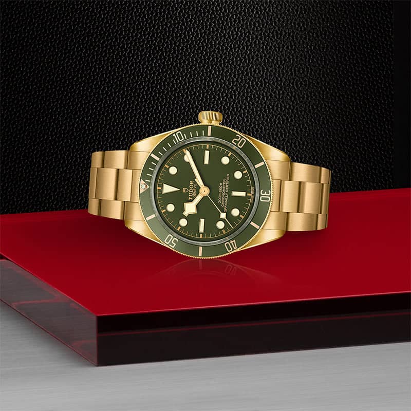 TUDOR Watch TUDOR Black Bay 58 39mm Green Dial, 18K Yellow Gold Bracelet (M79018V-0006)