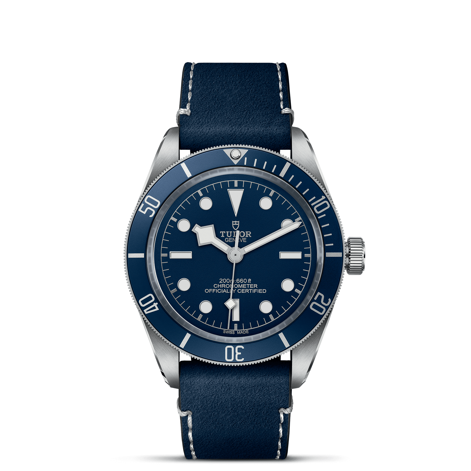 TUDOR Watch TUDOR Black Bay 58 39mm Steel Case, Blue Soft Touch Strap (M79030B-0002)