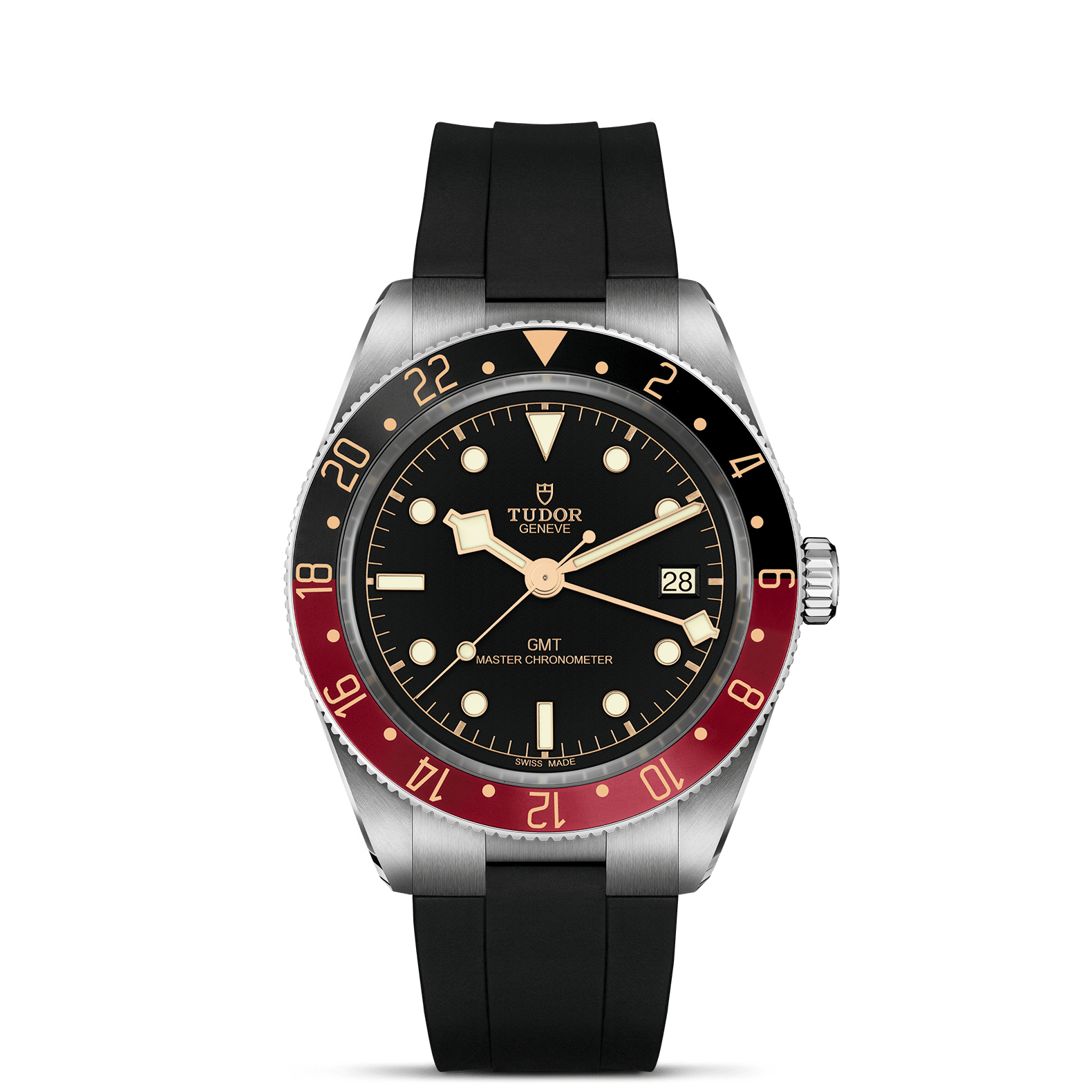 TUDOR Watch TUDOR Black Bay 58 GMT 39mm Black Dial, Rubber Strap (M7939G1A0NRU-0002)