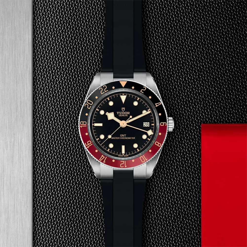 TUDOR Watch TUDOR Black Bay 58 GMT 39mm Black Dial, Rubber Strap (M7939G1A0NRU-0002)