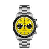 TUDOR Watch TUDOR Black Bay Chrono 39, Yellow Dial, Stainless Steel Bracelet (M79310N-0001)