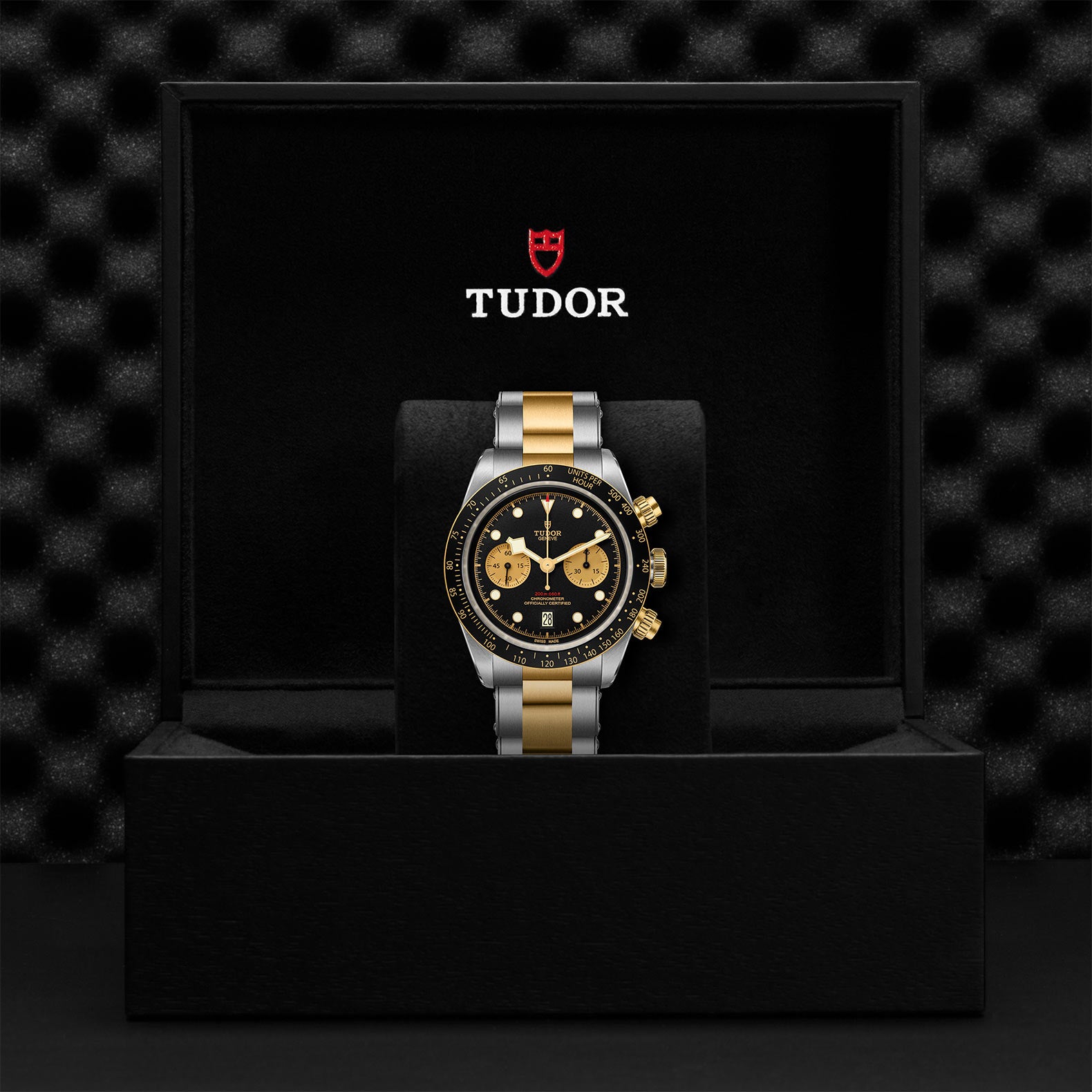 TUDOR Watch TUDOR Black Bay Chrono S&G 41mm Black Dial, Two Tone Bracelet (M79363N-0001)
