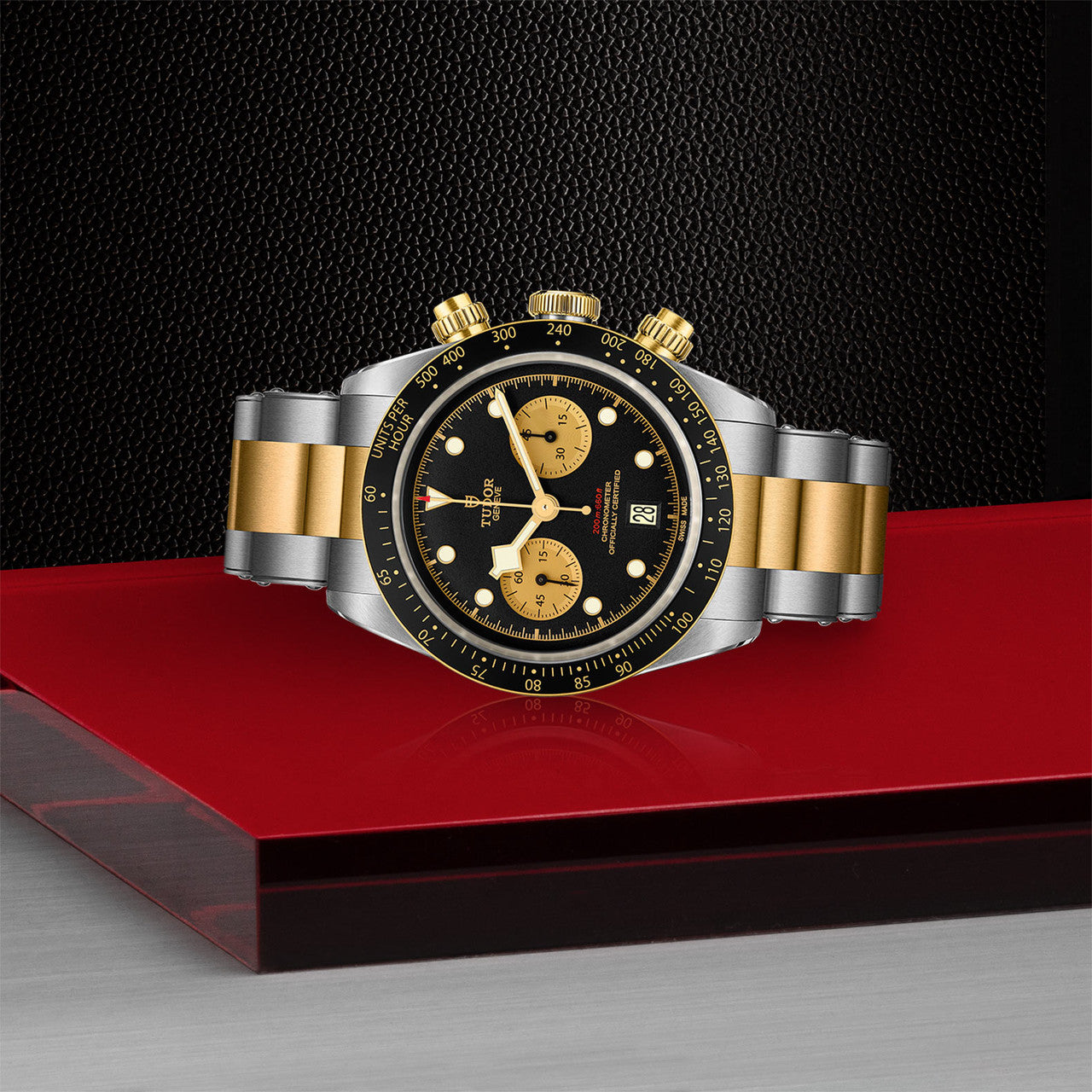 TUDOR Watch TUDOR Black Bay Chrono S&G 41mm Black Dial, Two Tone Bracelet (M79363N-0001)