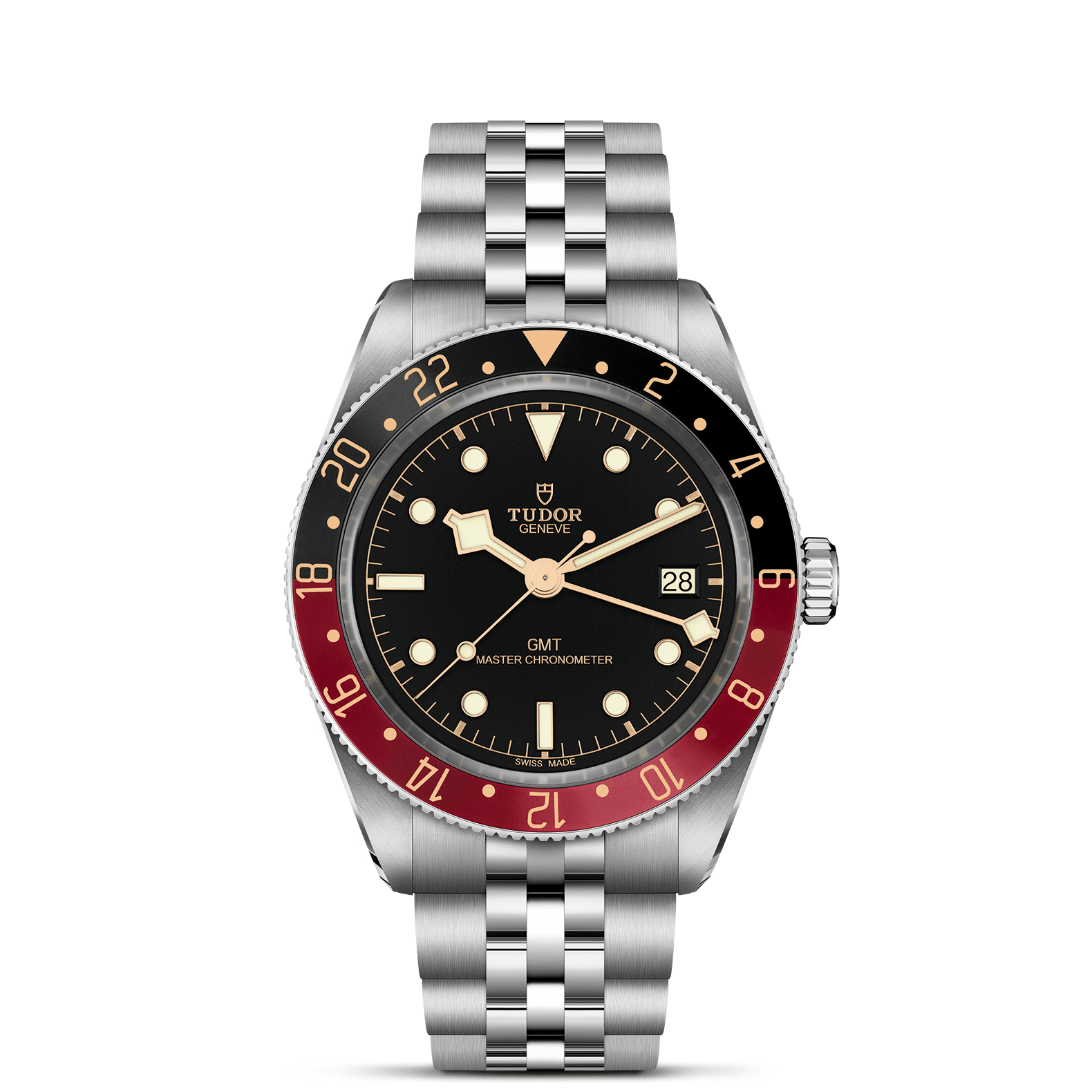 TUDOR Watch TUDOR Black Bay GMT 39mm Black Dial, Stainless Steel Bracelet (M7939G1A0NRU-0003)