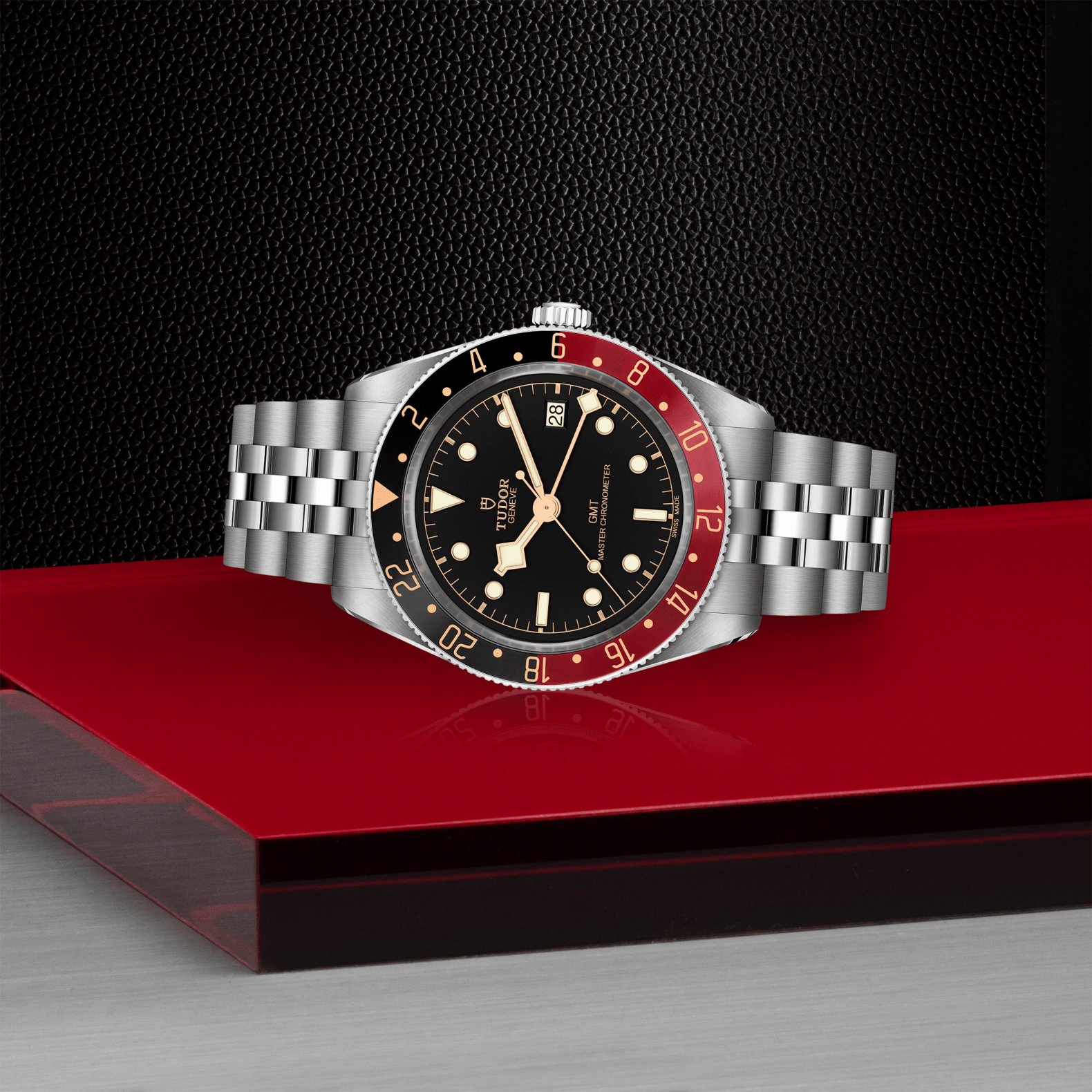 TUDOR Watch TUDOR Black Bay GMT 39mm Black Dial, Stainless Steel Bracelet (M7939G1A0NRU-0003)